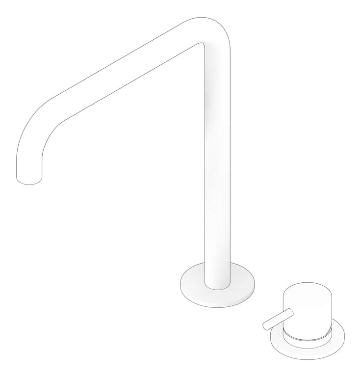 3D Documentation Image of MixerSet Hob Plumbline Buddy Progetto Square High