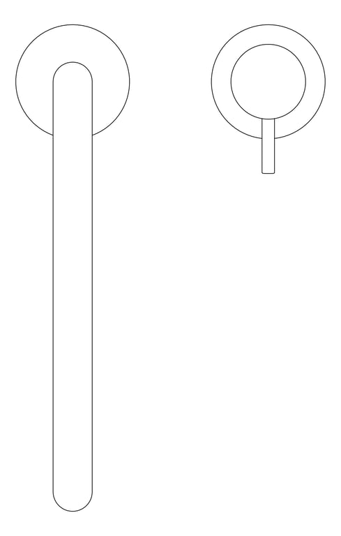 Plan Image of MixerSet Hob Plumbline Buddy Progetto Square High