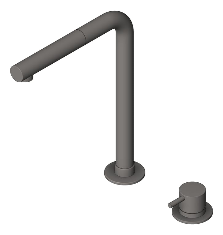 Image of MixerSet Kitchen Plumbline Buddy PullOutSpray Straight