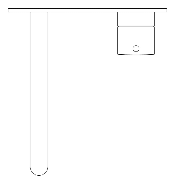 Plan Image of MixerSet Wall Plumbline Buddy Progetto Backplate