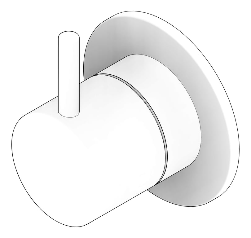 3D Documentation Image of MixerTap Wall Plumbline Buddy Progetto