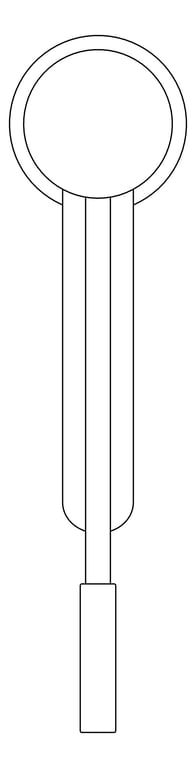 Plan Image of Mixer Basin Plumbline Buddy Progetto Medical