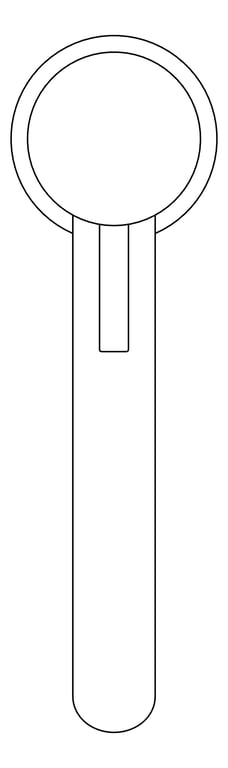Plan Image of Mixer Basin Plumbline Buddy Progetto Mid