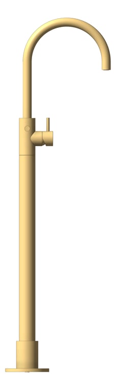 Left Image of Mixer Freestanding Plumbline Buddy Progetto Bath HandShower
