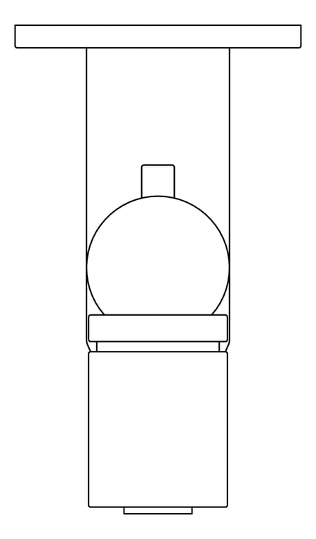 Plan Image of Mixer Wall Plumbline Buddy Progetto Bidet