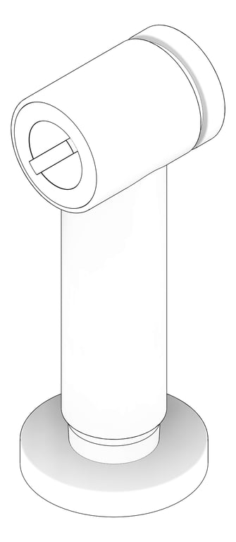 3D Documentation Image of Spout Kitchen Plumbline Buddy RinseSpray
