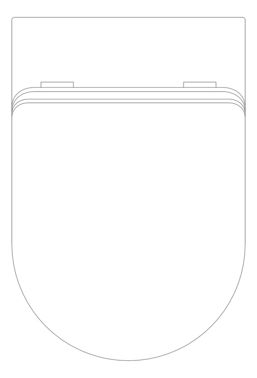 Plan Image of ToiletPan WallHung Plumbline Evo Slim