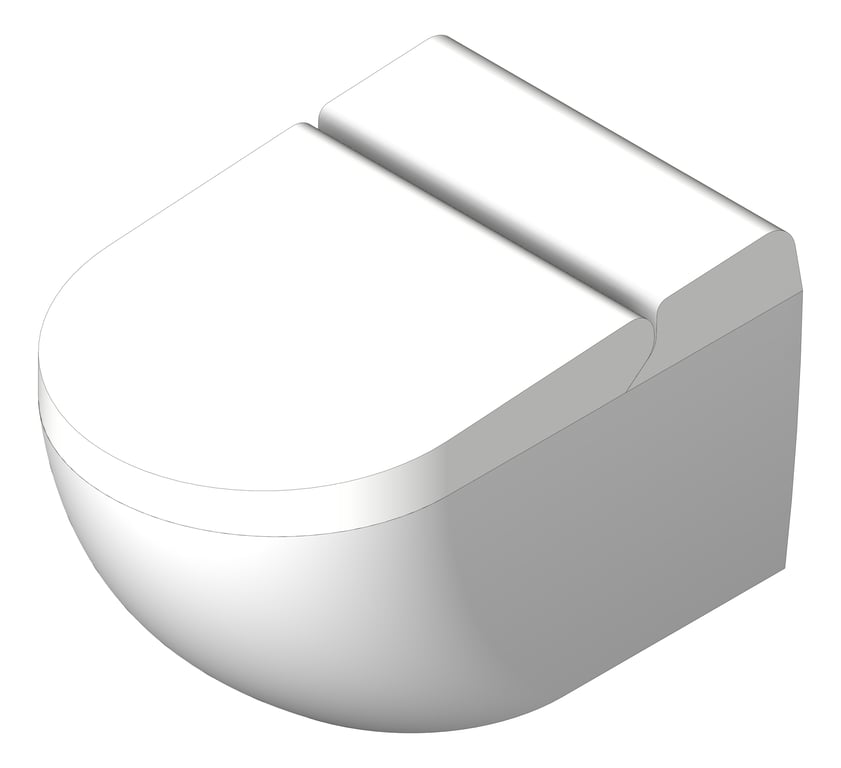 ToiletPan WallHung Plumbline Sfera Rimless