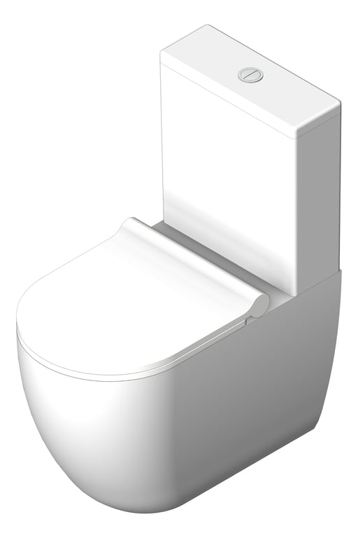 Navigate to ToiletSuite WallFaced Plumbline Sfera Rimless SlimSeat