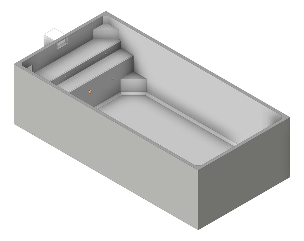 3D Shaded Image of Pool Precast Plungie Max