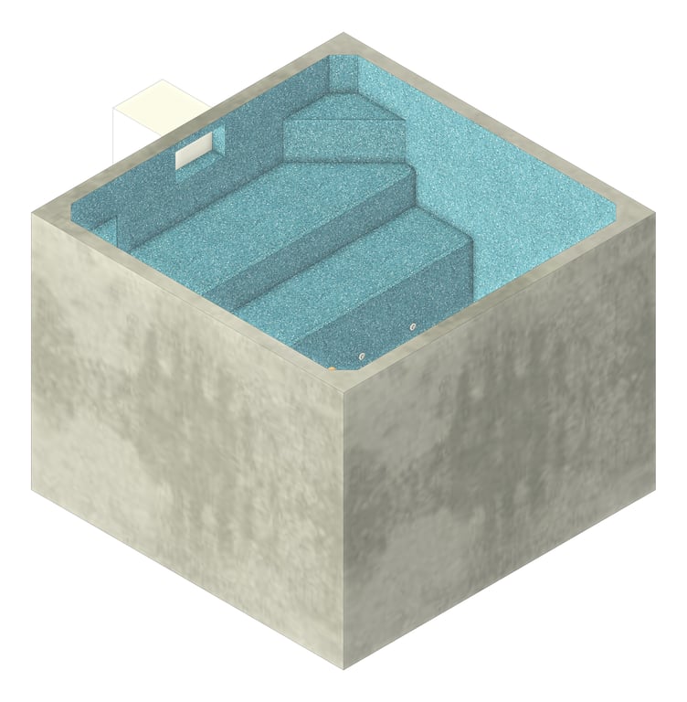 Pool Precast Plungie Quad