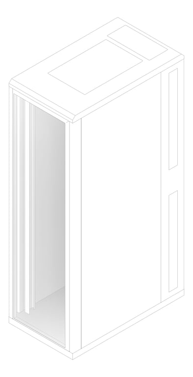 3D Documentation Image of DataCabinet 19inch RDM 42RU Empty