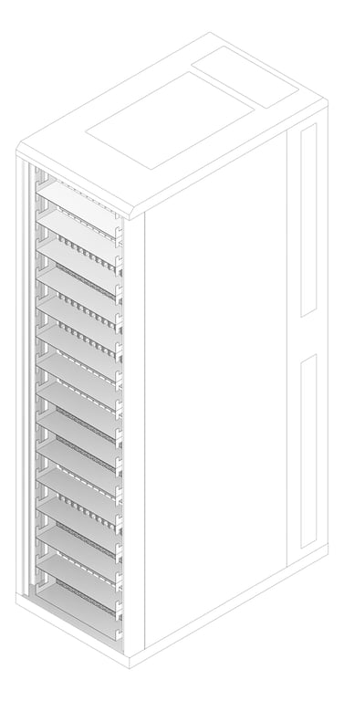 3D Documentation Image of DataCabinet 19inch RDM 44RU