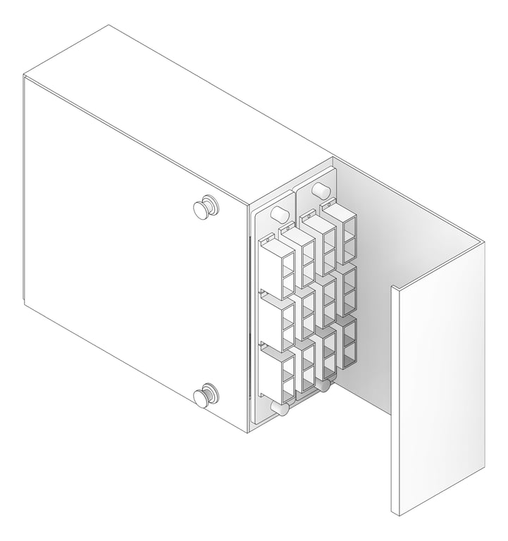 3D Documentation Image of DataCabinet WallMount RDM L2E