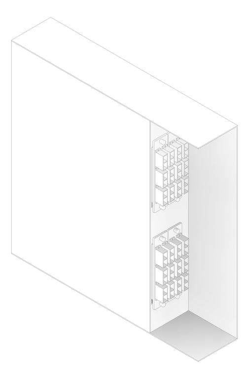 3D Documentation Image of DataCabinet WallMount RDM L4