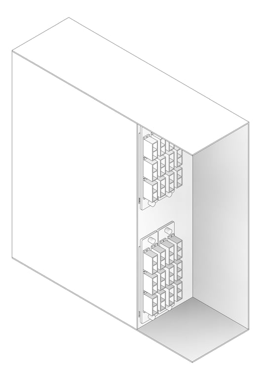 3D Documentation Image of DataCabinet WallMount RDM L4 Mini