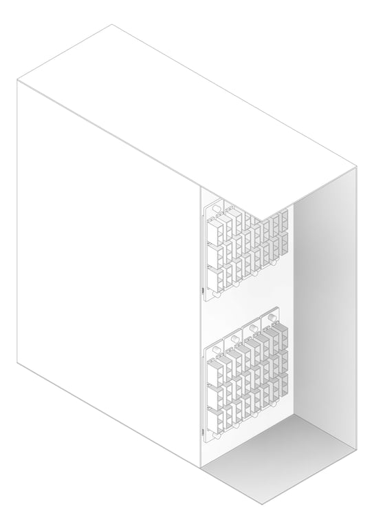 3D Documentation Image of DataCabinet WallMount RDM L8