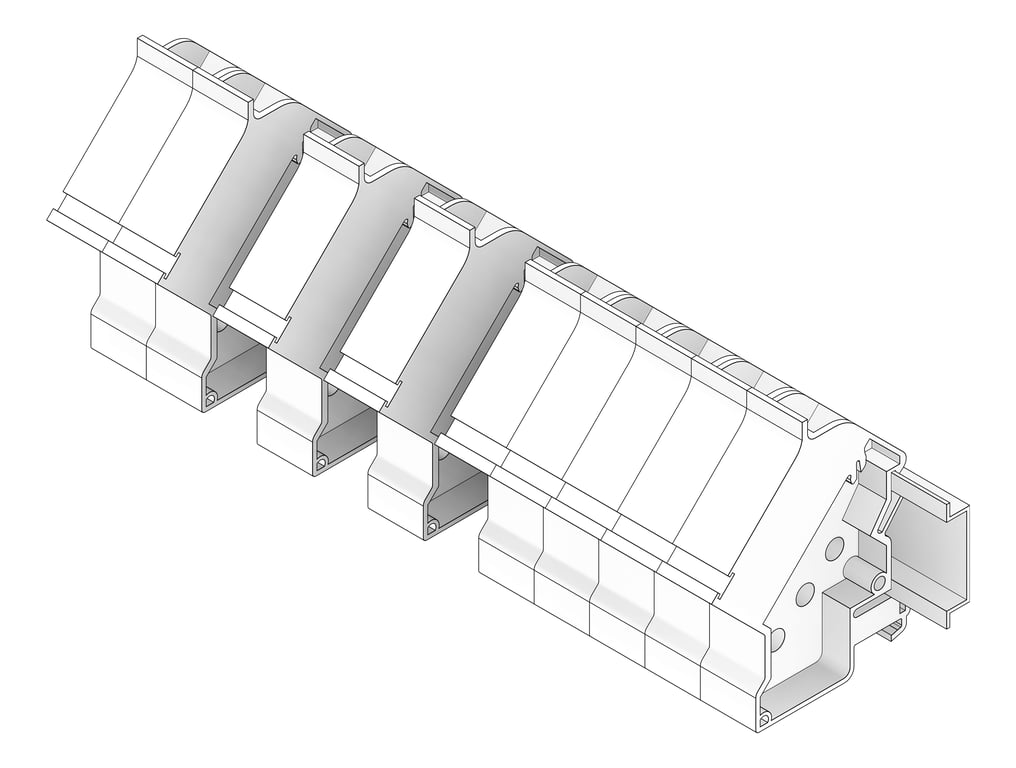 3D Documentation Image of DINRail WallMount RDM