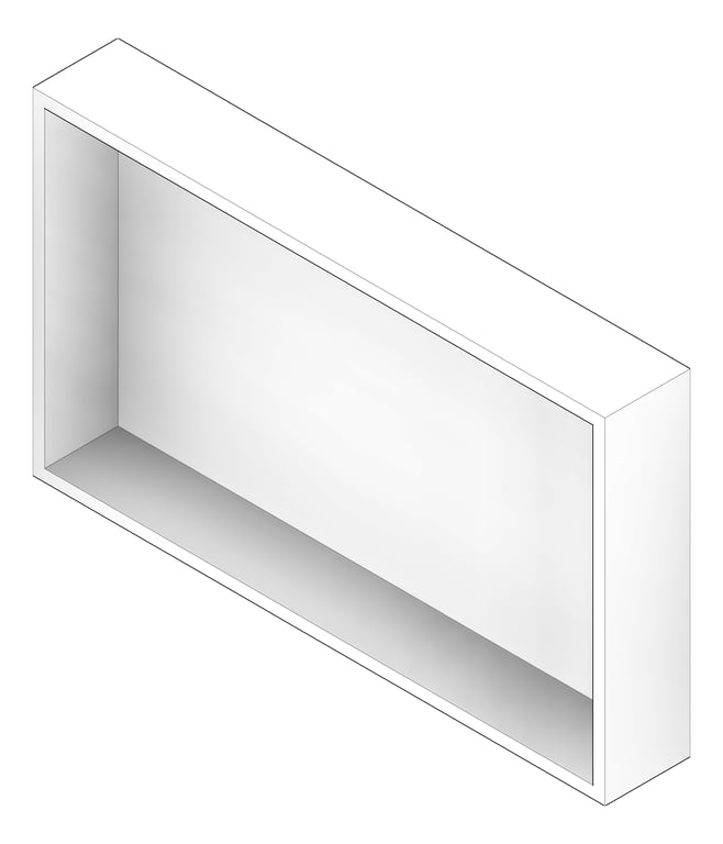 3D Documentation Image of Niche Shower RadiantHeating