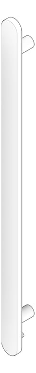 3D Documentation Image of TowelRail Heated RadiantAustralia Flat VerticalBars