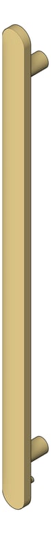 3D Shaded Image of TowelRail Heated RadiantAustralia Flat VerticalBars