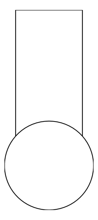Plan Image of TowelRail Heated RadiantAustralia Round VerticalBars
