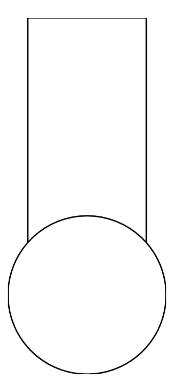 Plan Image of TowelRail Heated RadiantHeating Round VerticalBars