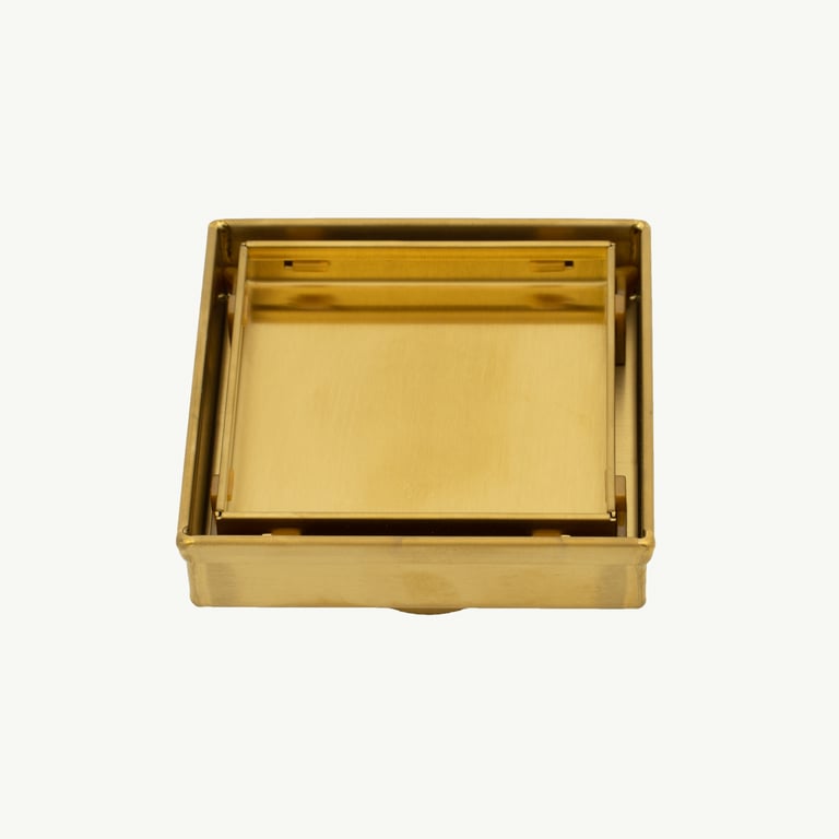 316-GLD-RGS-100 Image of Drain Shower RadiantAustralia Grate Square