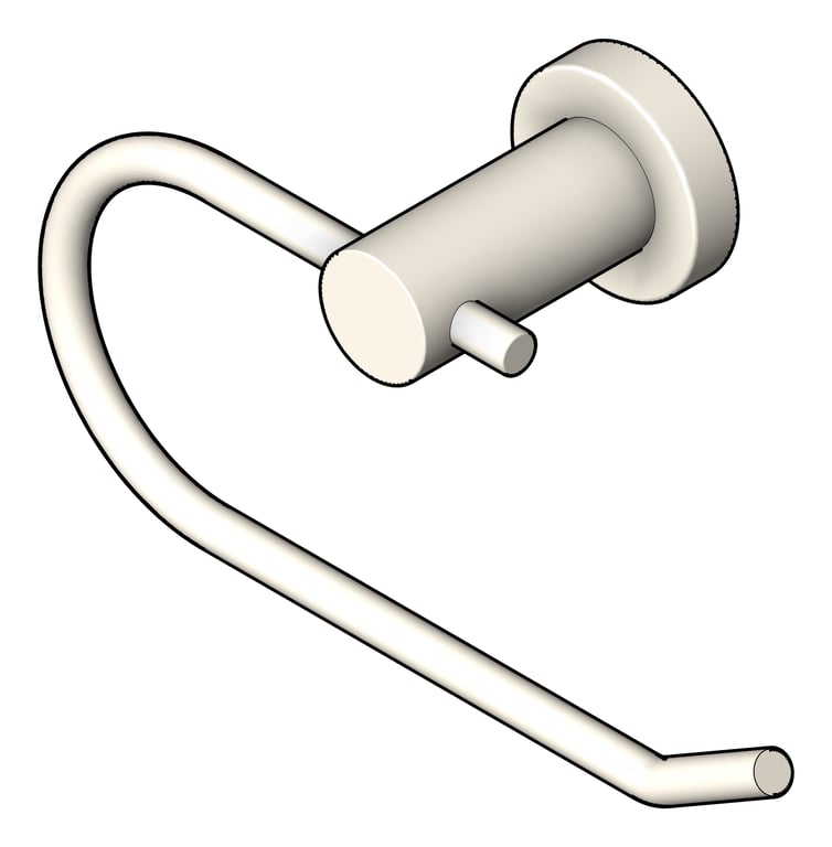 Navigate to ToiletRollHolder SurfaceMount Raymor Projix