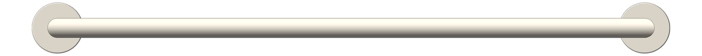 Front Image of TowelRail SurfaceMount Raymor BostonII Double 650