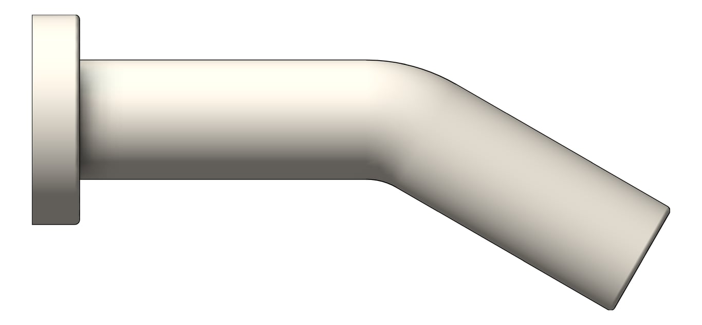 Left Image of TowelRail SurfaceMount Raymor Projix Double 900