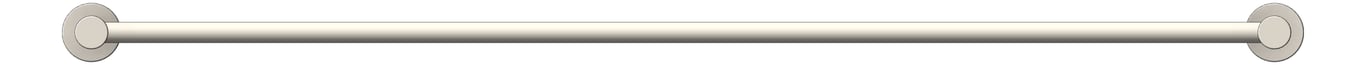Front Image of TowelRail SurfaceMount Raymor Projix Single 900
