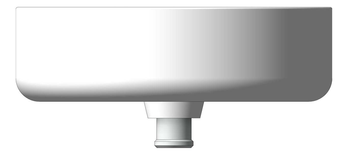 Front Image of Basin CounterTop Raymor Ambition Round TapHole