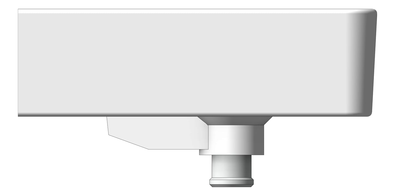 Left Image of Basin CounterTop Raymor EdgeII Overflow