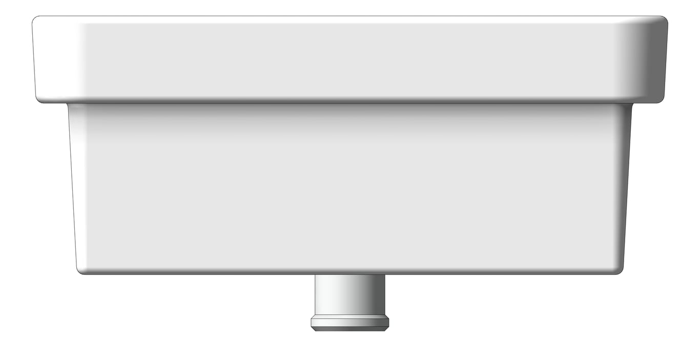 Front Image of Basin Inset Raymor EdgeII Overflow