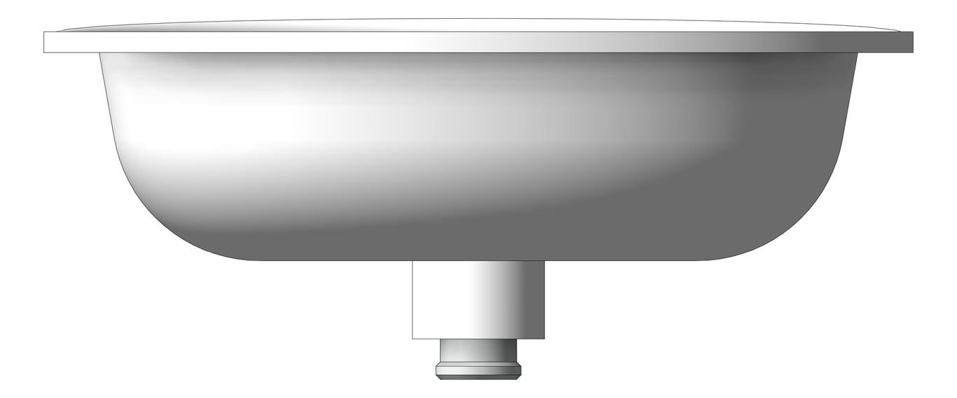 Front Image of Basin Inset Raymor Lawson