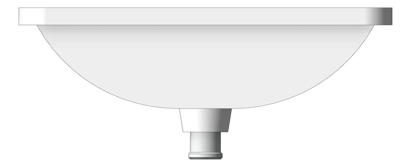 Front Image of Basin UnderCounter Raymor Projix