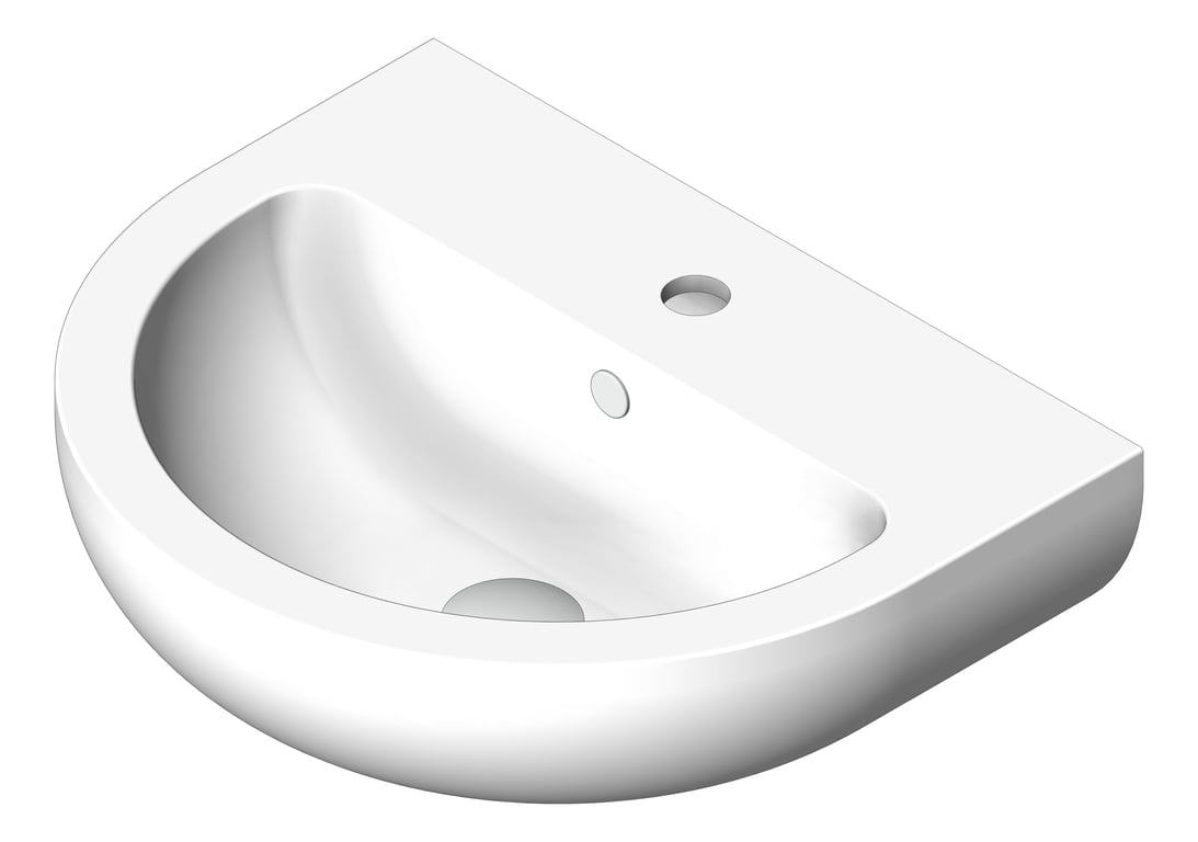 Basin WallHung Raymor Lawson OverflowBrackets