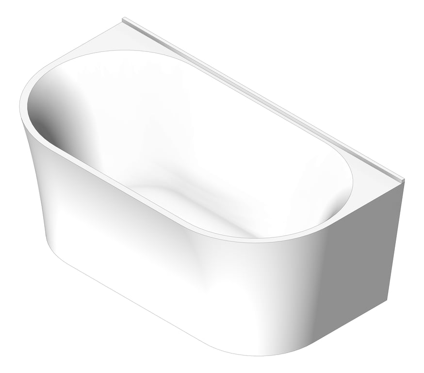 Navigate to Bath Freestanding Raymor Alpha BackToWall 1500