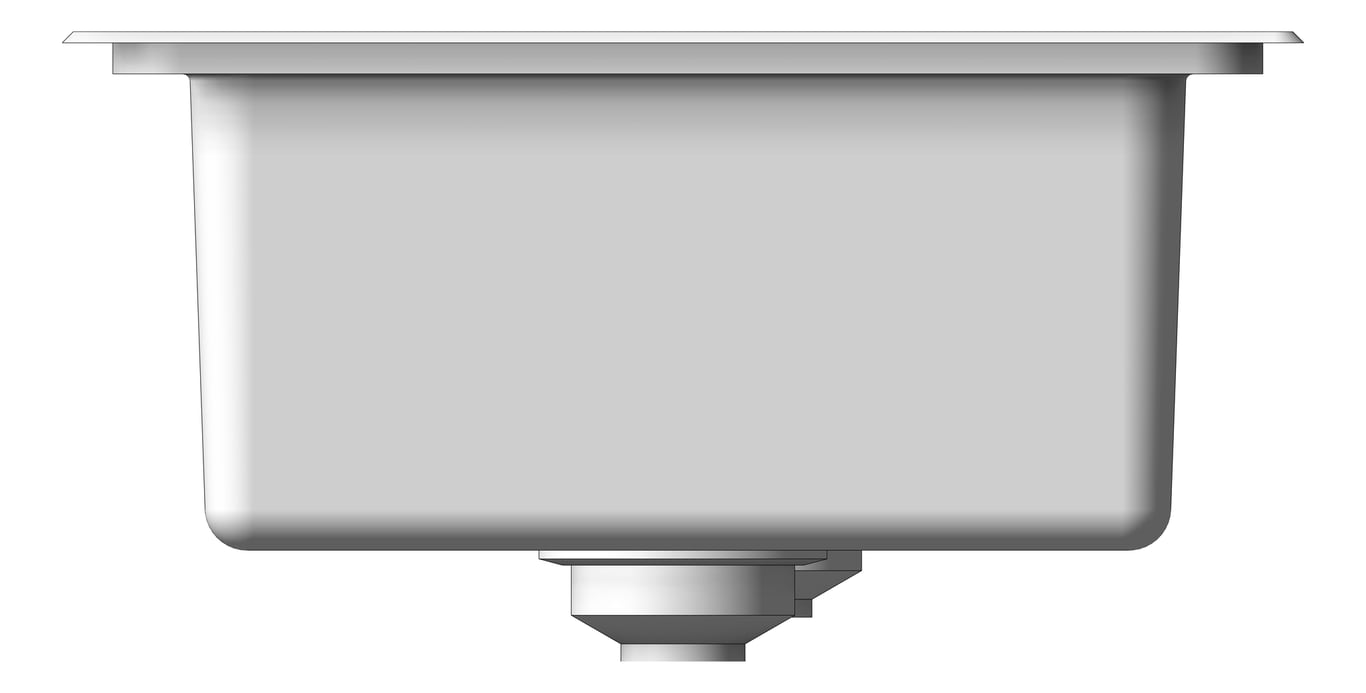 Left Image of Sink Kitchen Raymor Projix Left OneAndThreeQuarter