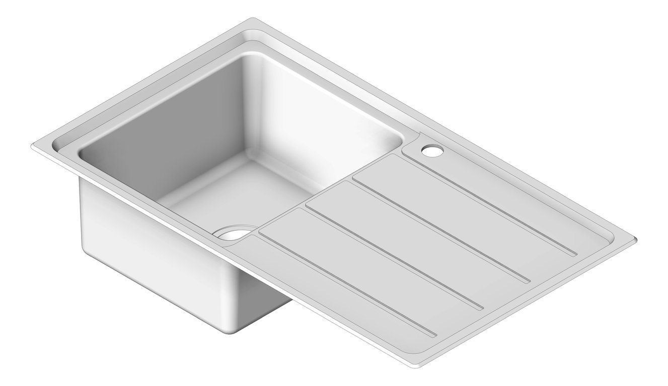 Image of Sink Kitchen Raymor Projix Left Single