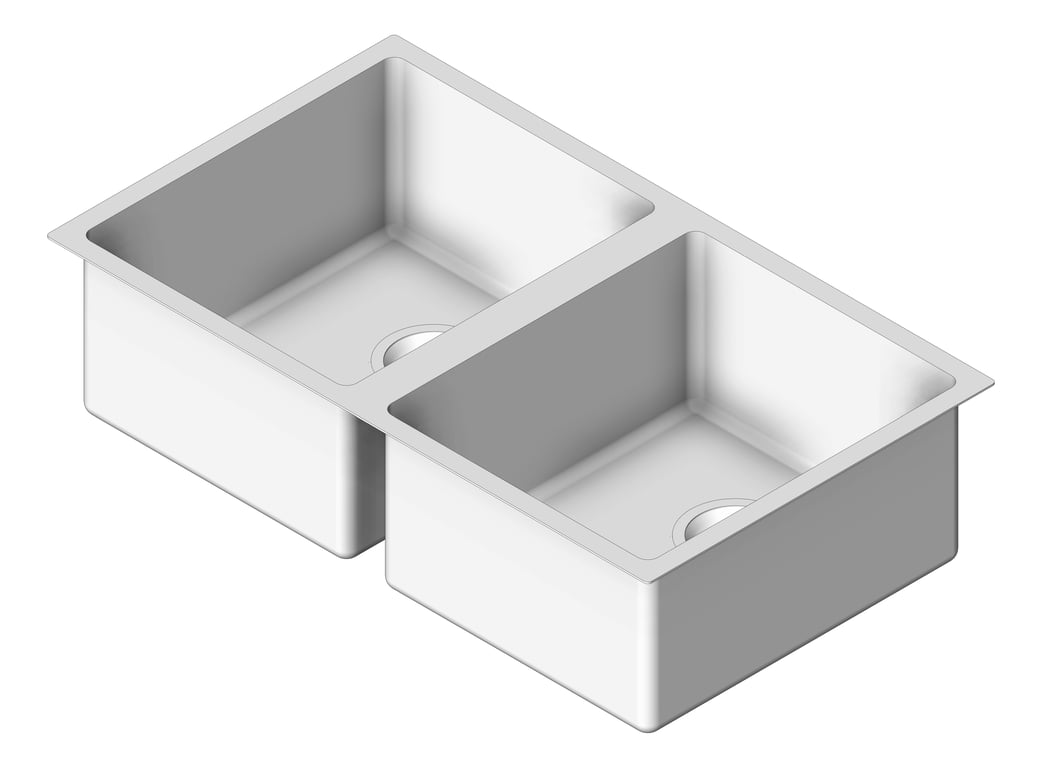 Image of Sink Kitchen Raymor Sigma Undermount Double