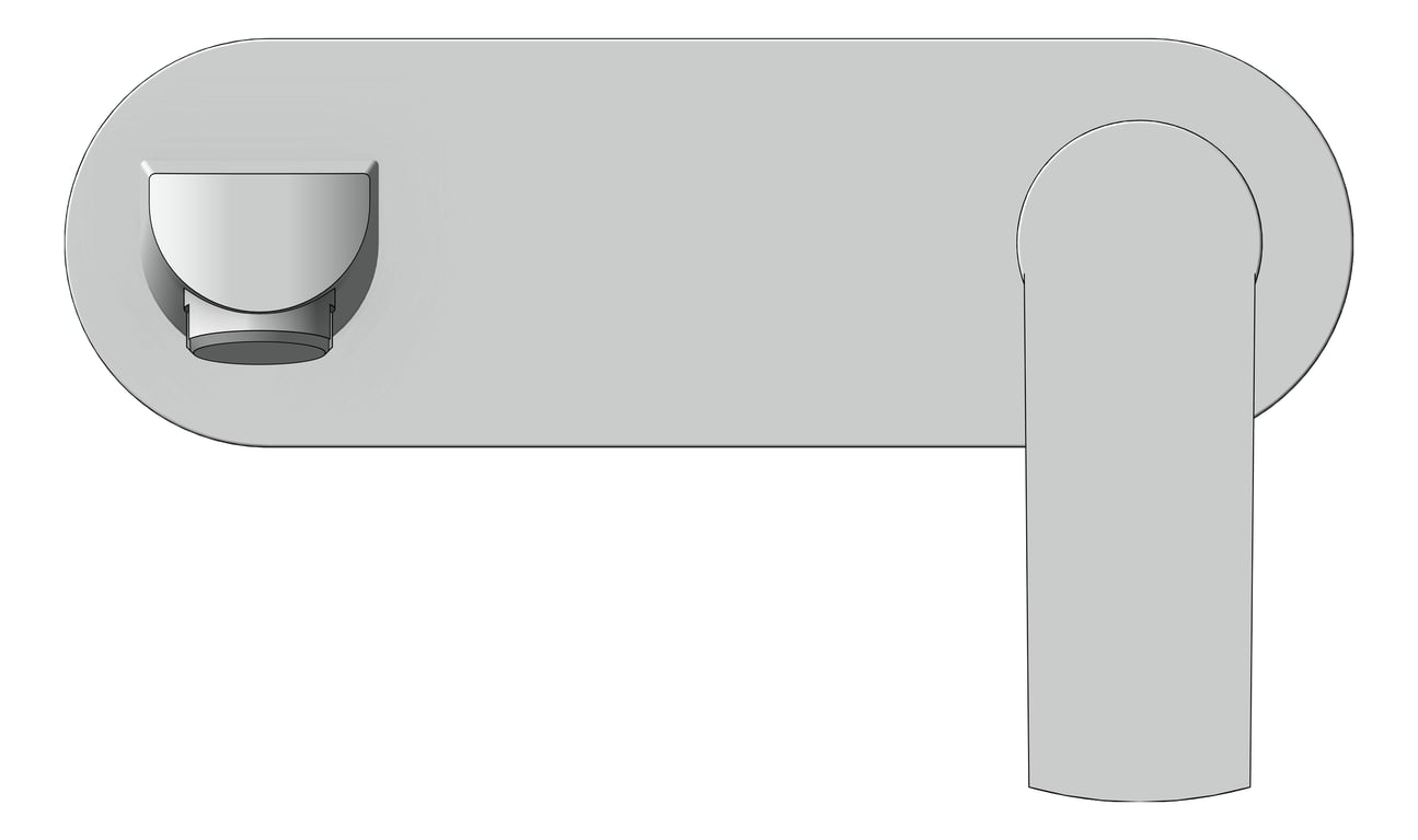Front Image of MixerSet Wall Raymor Alpha BathBasinSet 160
