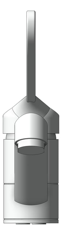 Front Image of MixerTap Basin Raymor SurgeonLever 28Deg