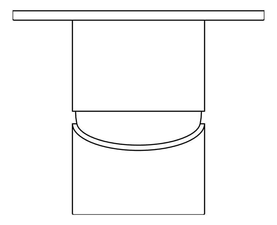 Plan Image of MixerTap Wall Raymor Projix PinLever SquarePlate