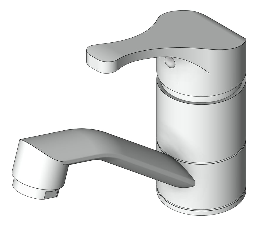 Navigate to Mixer Basin Raymor Banjo Swivel Single