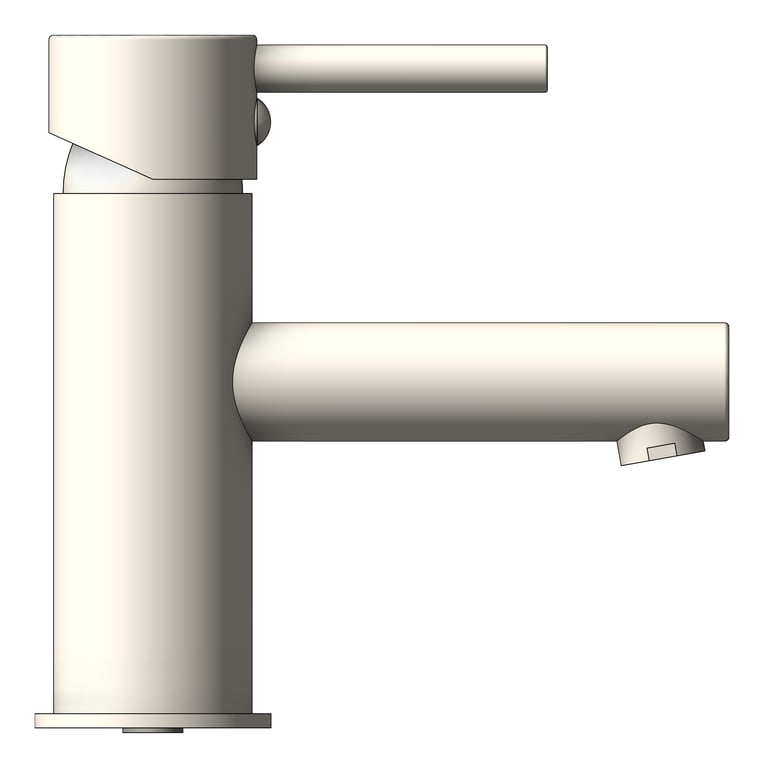 Left Image of Mixer Basin Raymor Projix FixedSpout PinLever