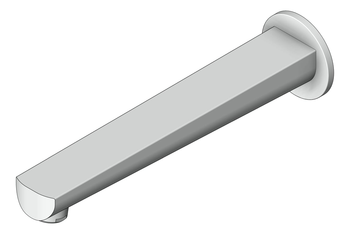 Image of Spout Wall Raymor Alpha BathBasin 220mm