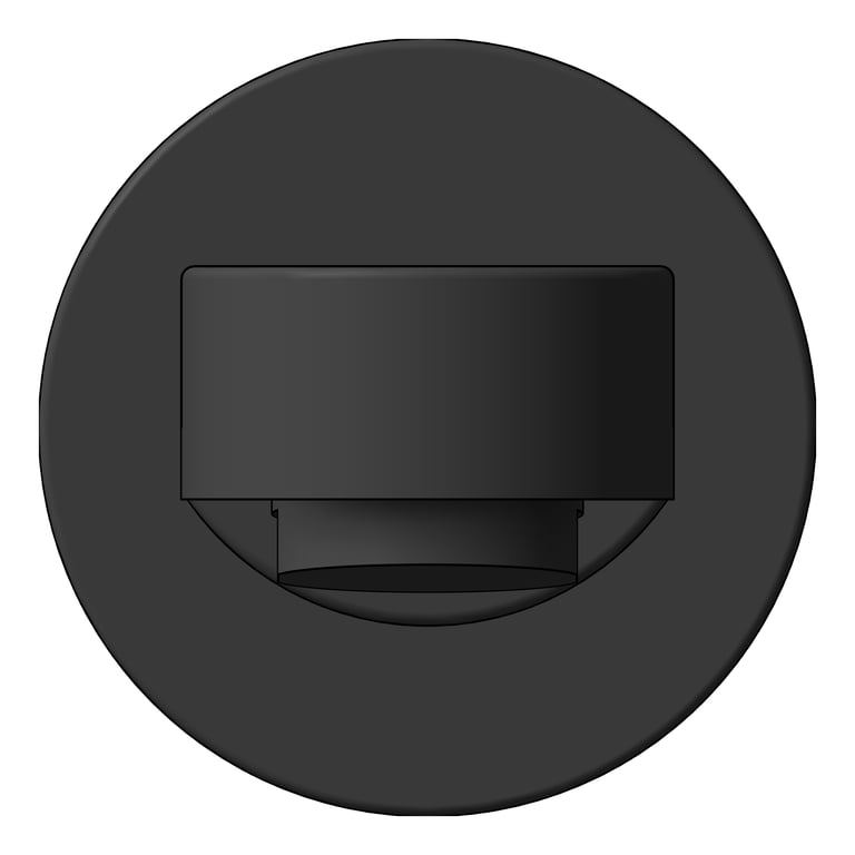 Front Image of Spout Wall Raymor Raven BathBasin 220mm