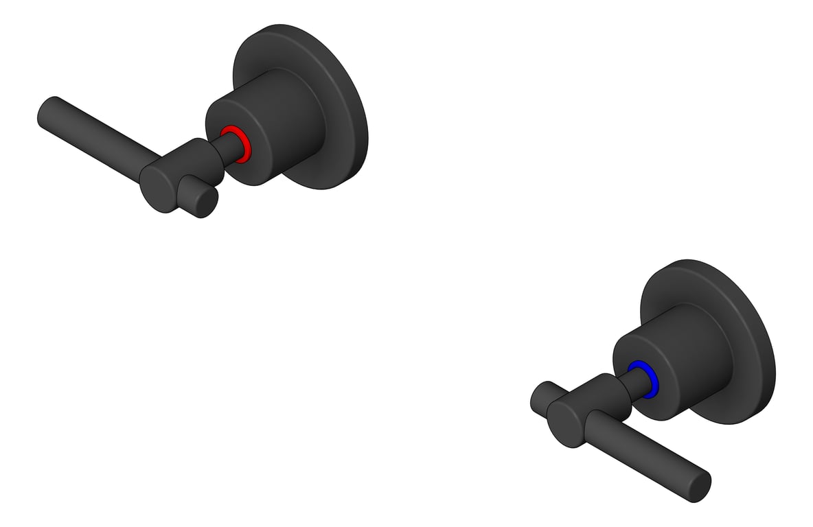 Navigate to Tap Wall Raymor Raven Lever